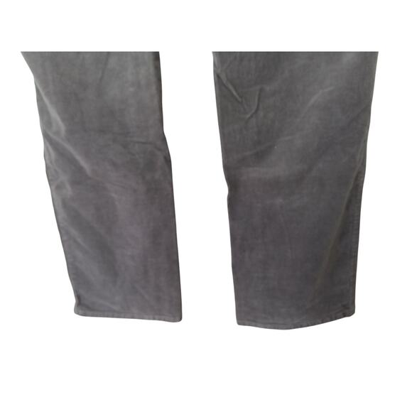 Talbots Gray High Waist Straight Corduroy Dress Pants Size 16 Cotton Blend Zip - Picture 7 of 14